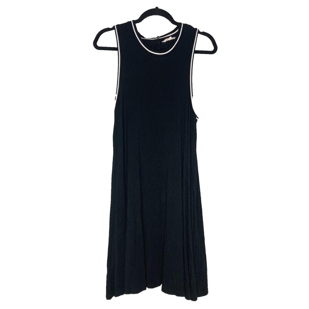 AMERICAN EAGLE OUTFITTERS Soft & Sexy Dress Women Medium Black White Trim Cutout